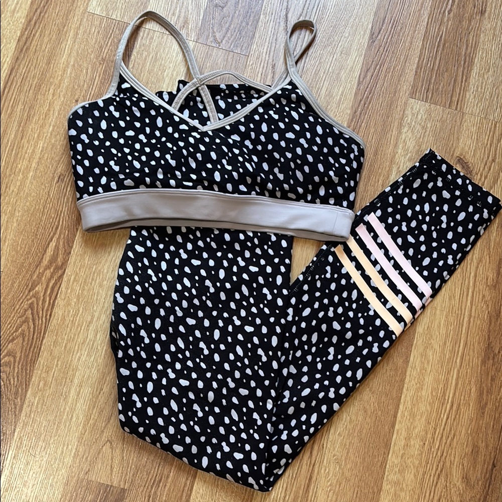 Sarah’s Day x White Fox Dalmatian Activewear Set